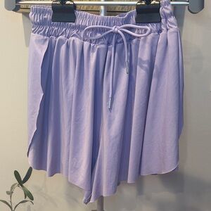Women’s Love Tree Lavender Women's Athletic Butterfly Shorts small